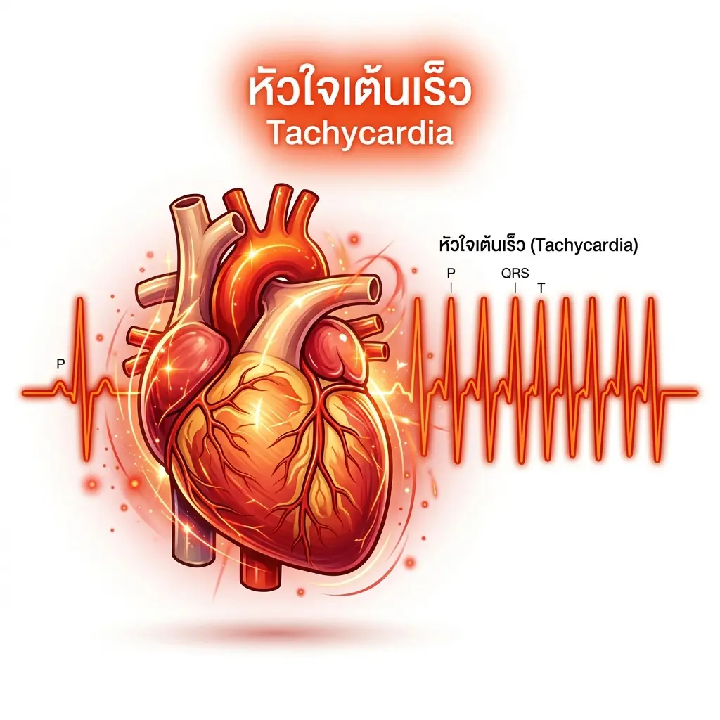 ใจสั่น หัวใจเต้นเร็ว (Tachycardia): เกิดจากอะไร ตอนไหนต้องรีบพบแพทย์ด่วน