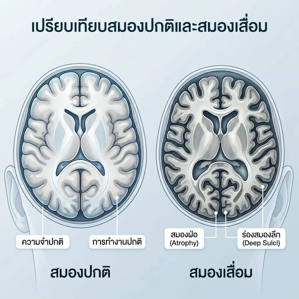 วิธีแยกแยะ ภาวะสมองเสื่อม กับ อาการหลงลืมตามวัย สังเกตอย่างไร?