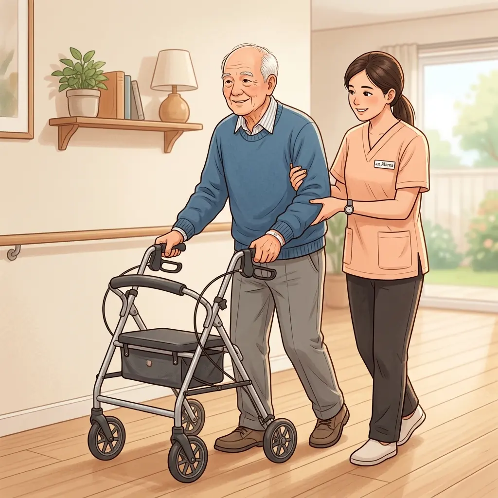 วิธีดูแลผู้ป่วยพาร์กินสันที่บ้าน: ปรับสภาพแวดล้อมและเทคนิคป้องกันการหกล้ม